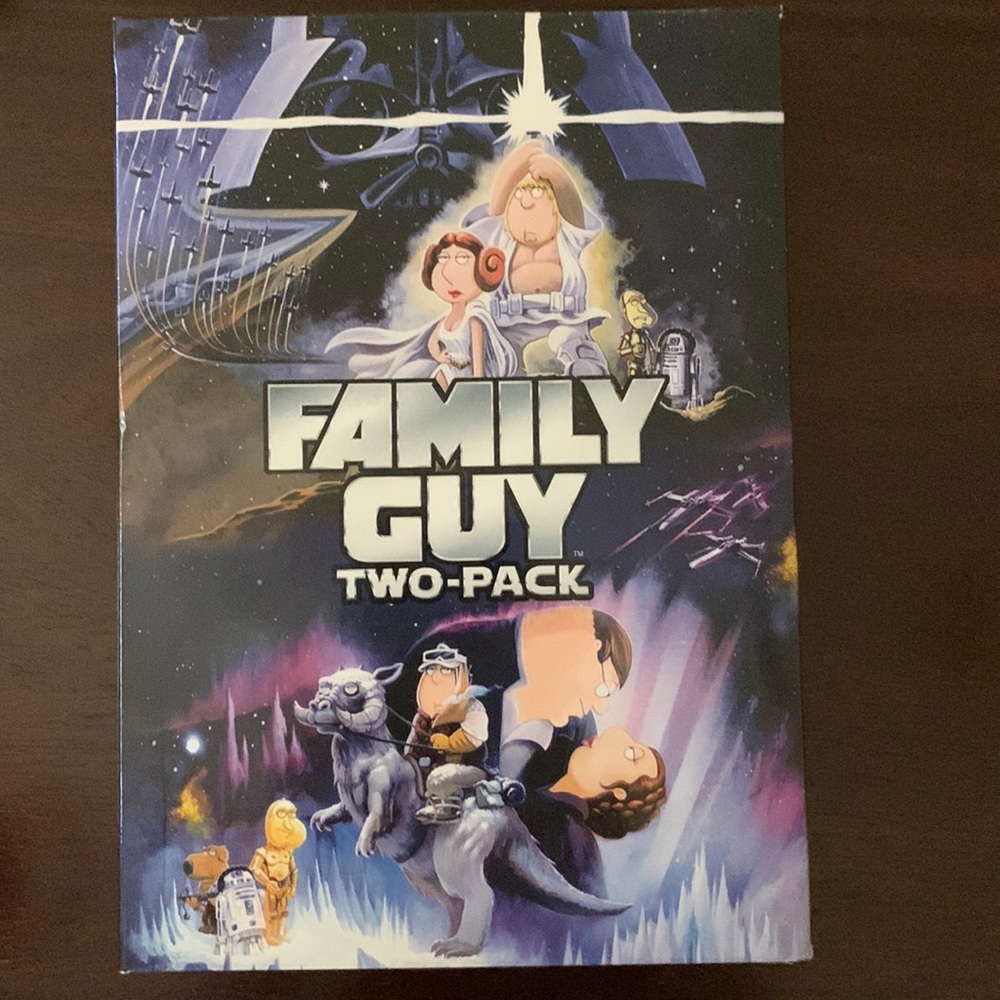 Family Guy Two-Pack. Star Wars parody 2 DVD set.
